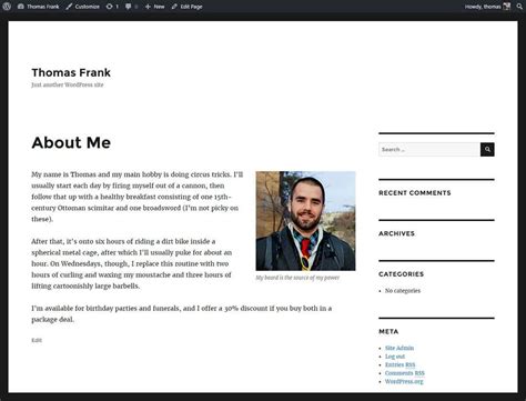 Personal Website Examples Using Html All Our Templates Are Built With