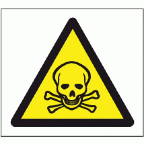 Toxic Chemicals Symbol Sign Chemical Safety Stickers Safety Signs