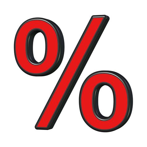 Red Percent Symbol Free Stock Photo Public Domain Pictures