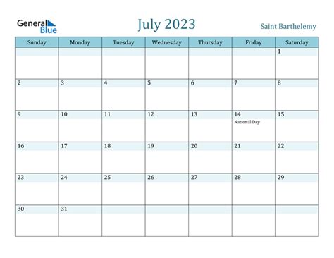 July And August 2023 Calendar Word Pelajaran