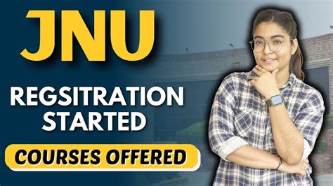 Jnu Registration Process Started Courses Offered In Jnu Jnuadmission Youtube