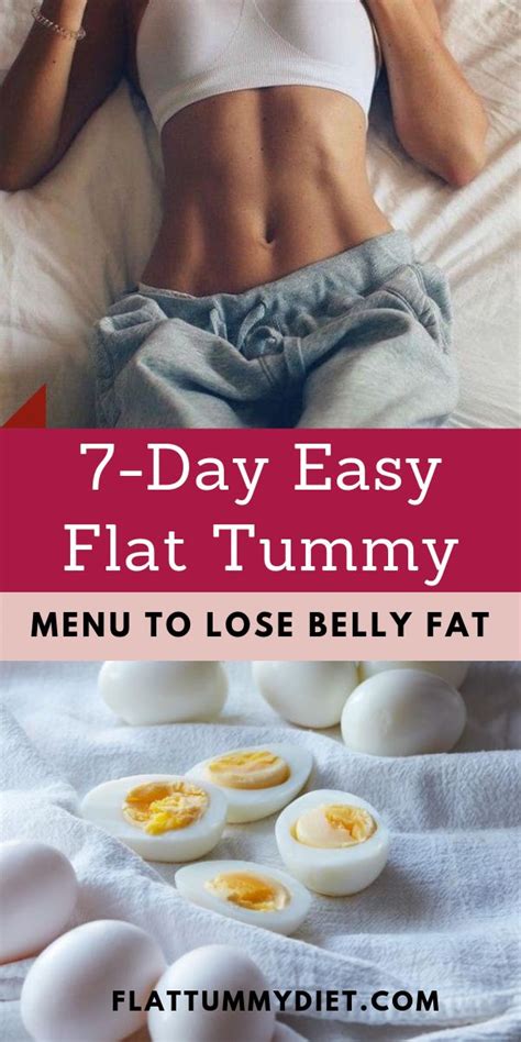 7 Day Belly Fat Diet Plan To Lose Stomach Fat For Women Foods For