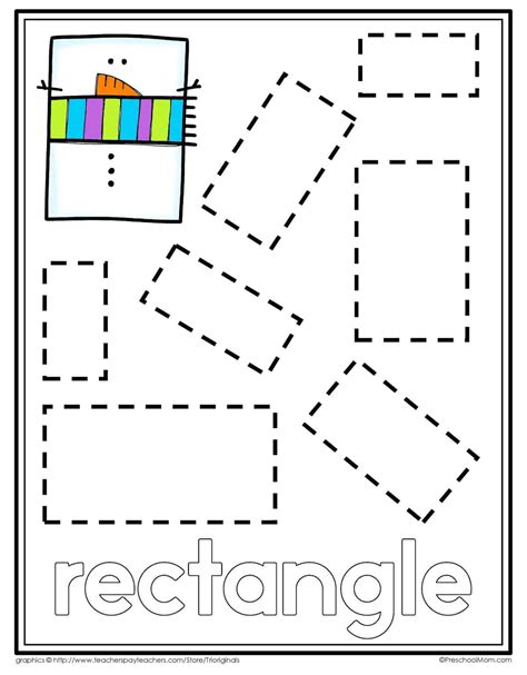drawing rectangles worksheet have fun teaching rectangle worksheet preschoolplanet