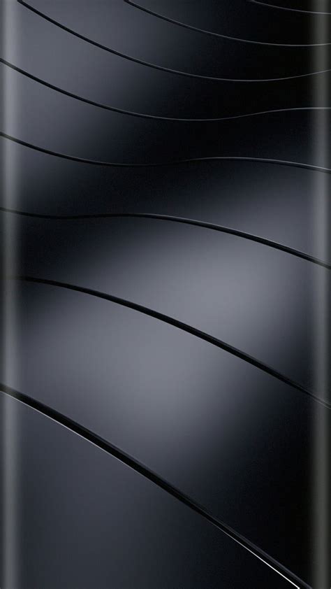 Blue Wavy Curves Wallpaper With Images Black Wallpaper