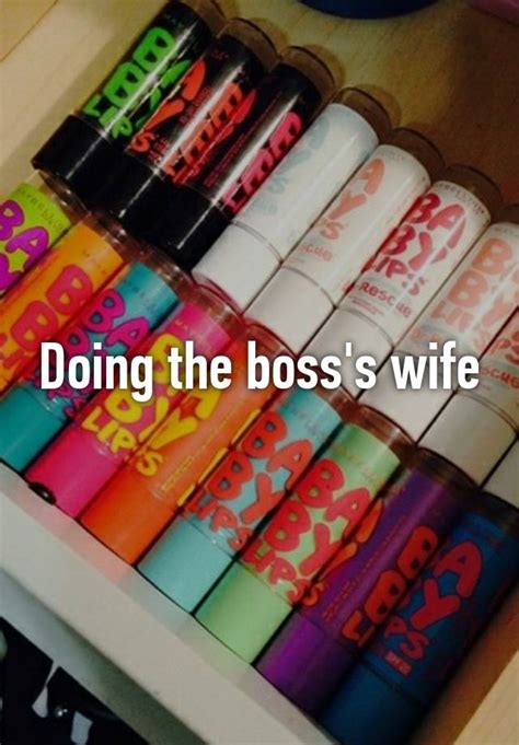Doing The Boss S Wife