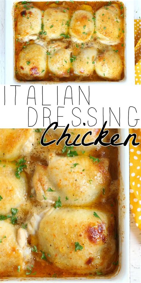 Baked Chicken Recipes Italian Dressing Bakedfoods