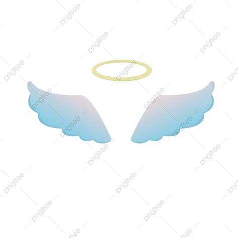 Alas De Angel Pintadas A Mano PNG dibujos Ángel Alas Aureola PNG y