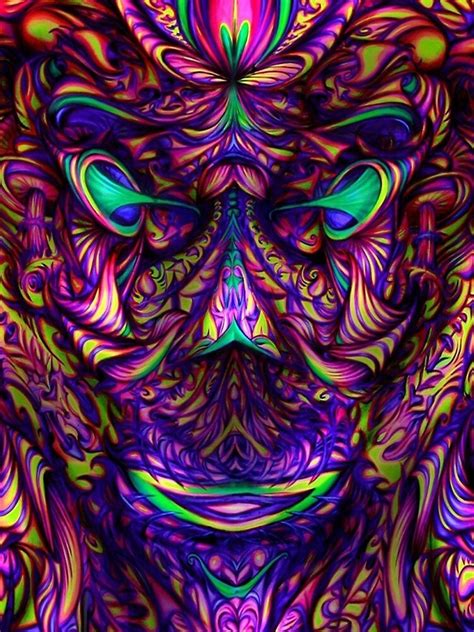 Trippy Face Iphone Case And Cover By Specialstace83 Redbubble