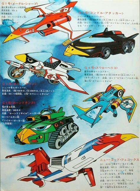 Guardians of space (1986) is the second american animated television adaptation of the japanese anime series science ninja team gatchaman (1972), following sandy frank entertainment's initial 1978 effort battle of the planets and preceding adv films' 2005 attempt. G-Force | Battle of the planets, Gatchaman, Cartoon tv