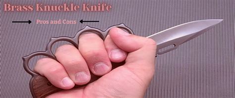 Brass Knuckle Knife As Self Defense Weapon Pros And Cons