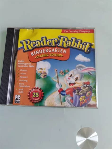 Reader Rabbit Kindergarten Learn Math Reading Numbers Kids By Pc Cd Rom