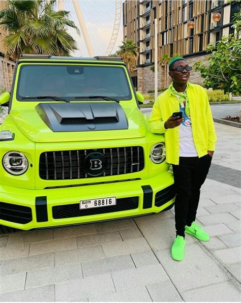 Zlatan Ibile And Hushpuppi In Matching Colours With G Wagon Who Rocked