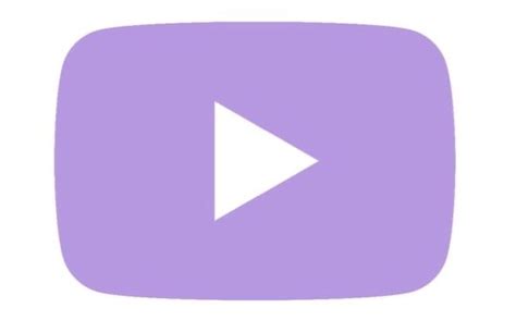 Purple Youtube Icon💜 App Icon Homescreen Iphone Purple Aesthetic