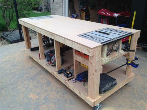 I Built A Rolling Workbench Woodworking Bench Plans Woodworking