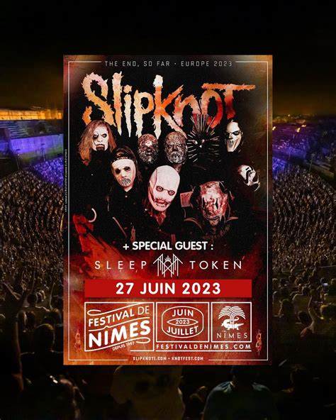 slipknot en concert gagnez des invitations pour les voir au festival de nîmes