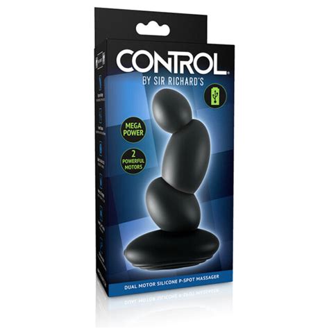 Sir Richards Control Dual Motor Silicone Prostate Massager Mens P Spot