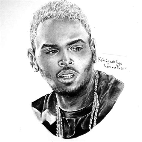 Chris Brown Drawing Skill