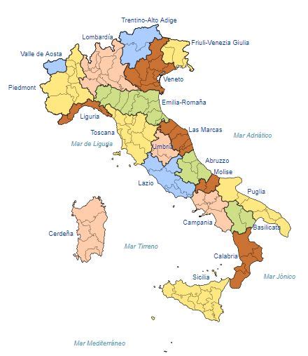 Mapa Italia Completo