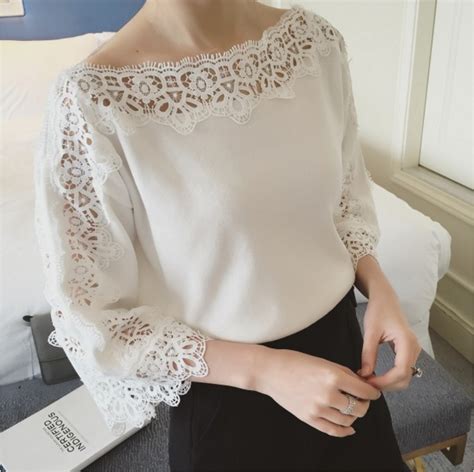 elegant lace blouse on storenvy