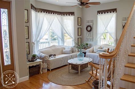 Farmhouse Window Treatments With Reclaimed Wood Window Treatments