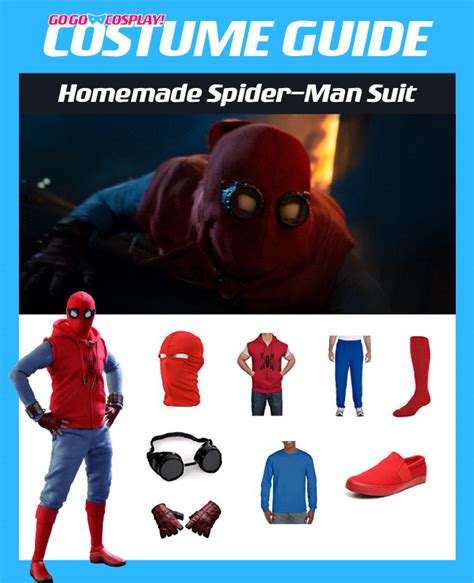 Rather than try to make a full body spandex suit i opted for the simpler and less. Homemade Spider-Man Suit from Homecoming - DIY Costume Guide