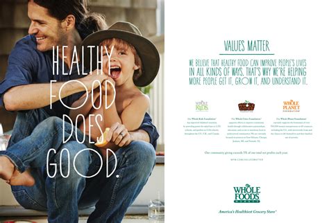 Values Matter Campaign For Whole Foods Market By