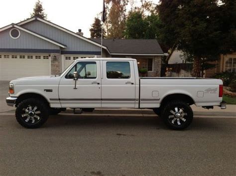 Find Used 1996 Ford F 250 Xlt Crew Cab Pickup 4 Door 75l In Clovis