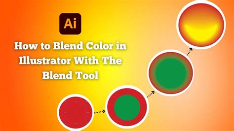 How To Blend Color In Illustrator With The Blend Tool