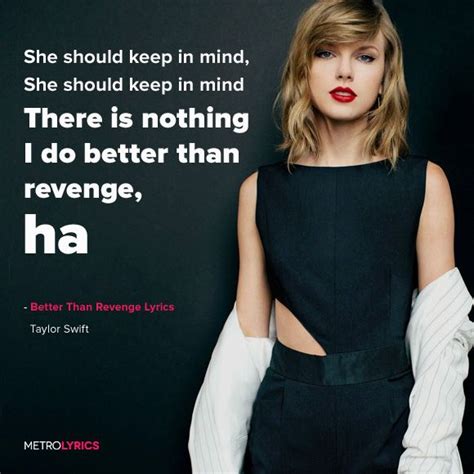 Taylor Swift Better Than Revenge Lyrics