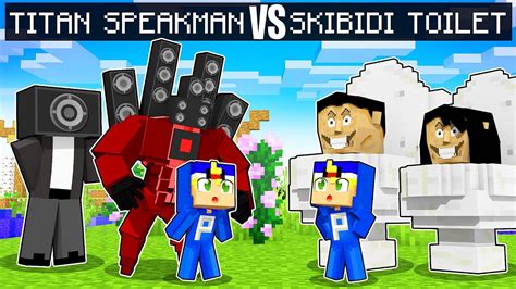 Família do TITAN SPEAKMAN vs Família do SKIBIDI TOILET no Minecraft