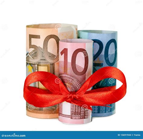 Euro 80 con la cinta roja foto de archivo. Imagen de efectivo - 15691944
