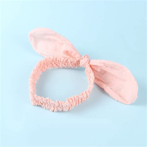 1pc New Lovely Baby Pink And White Bunny Rabbit Ears High Quality