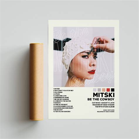 Mitski Posters Be The Cowboy Mitski Album Cover Poster Etsy