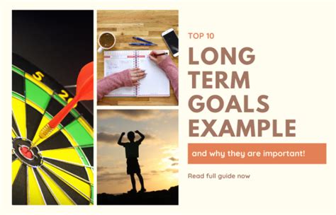Set aside some time on the weekend to make your list. Top 10 Long-Term Goals Examples and Why They Are Important