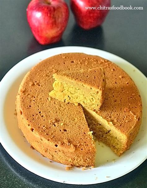 3 apples (350 gms), chopped. Eggless Apple Cake Recipe - How To Make Apple Cake ...