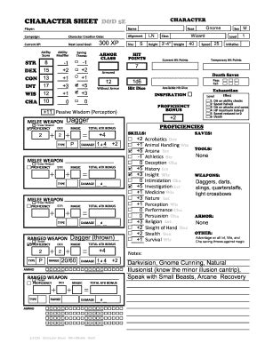 Filled Out D D Character Sheet Fill Out And Sign Printable Pdf