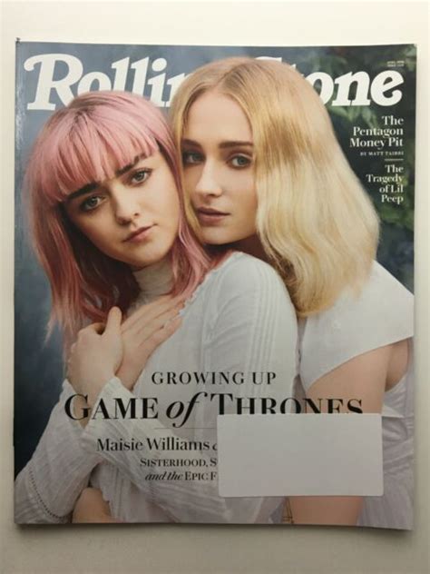 Rolling Stone Magazine April 2019 Maisie Williams Sophie Turner Game Of