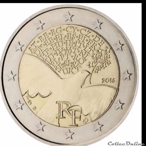 70 Ans De La Paix En Europe Monnaies Euros France
