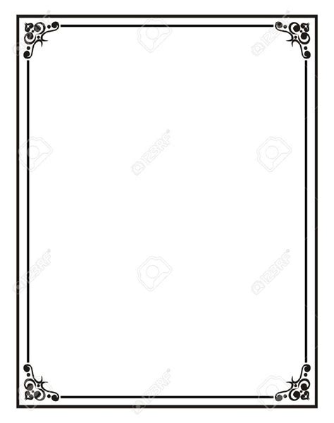 Are you looking for frame templates word? 736x932 Best Free Word Document Ideas Professional Cv | Clip art borders, Art deco borders ...