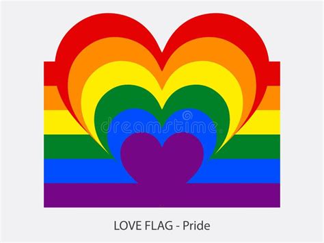 love flag pride heart and stripes stock vector illustration of lgbtq celebrate 154055907