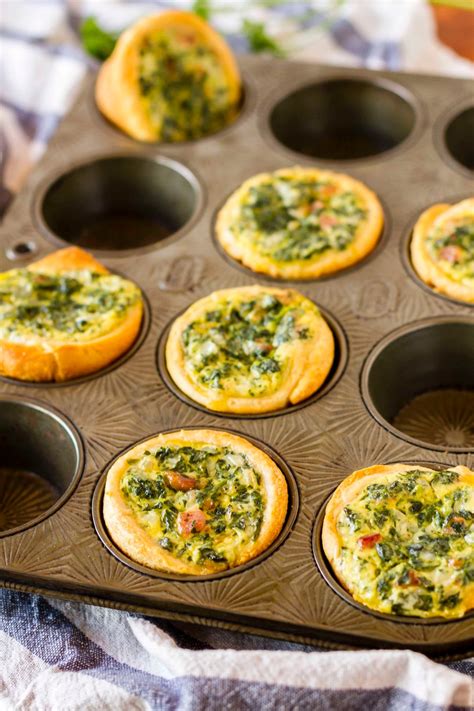 Mini Spinach Quiche Recipe For Brunch Or On The Go Unsophisticook