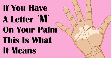 m on your palm 3 lettering life line on hand letter s