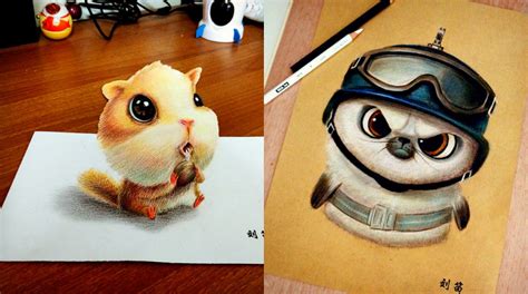 Easy Pencil Drawings Of Cute Animals