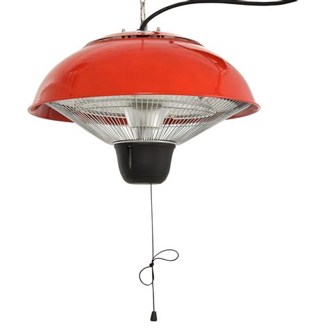 Outsunny Patio Heater W Electric Aluminium Ceiling Hanging Garden