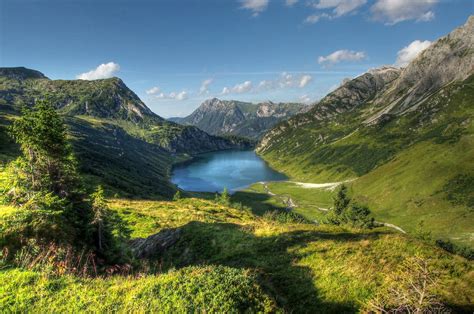 Mountainscape With Lake By Burtn On Deviantart