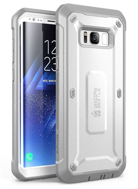 Samsung Galaxy S8 Case White Heavy Duty Pc Anti Shock Tpu Full Body