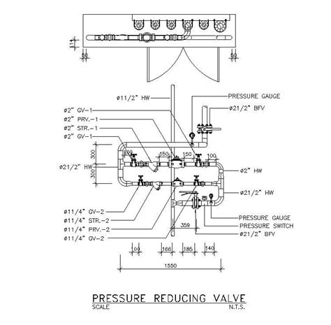 Pressure Reducing Valve Detail Is Given In This Autocad File Download