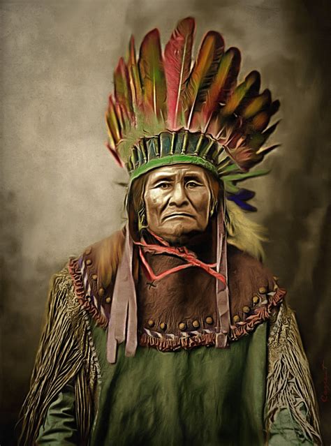 Geronimo Native American Artists Native American Artwork Native