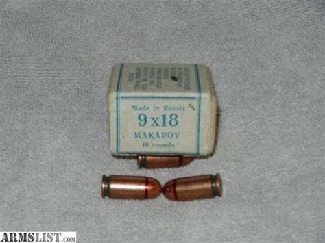 Armslist For Sale Russian 9x18 Military Ammo