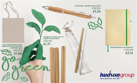 Hudson Group Be Sustainable With Eco Friendly Promotional Products